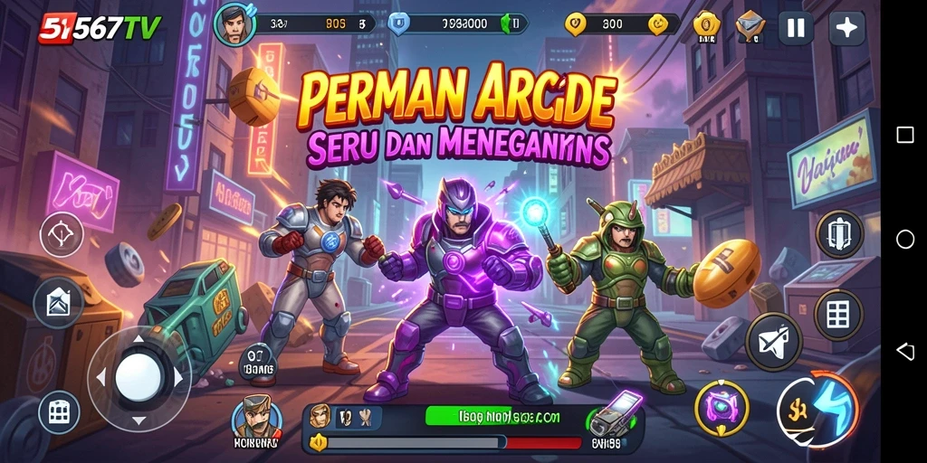 Gameplay menarik dengan berbagai level di 567TV.