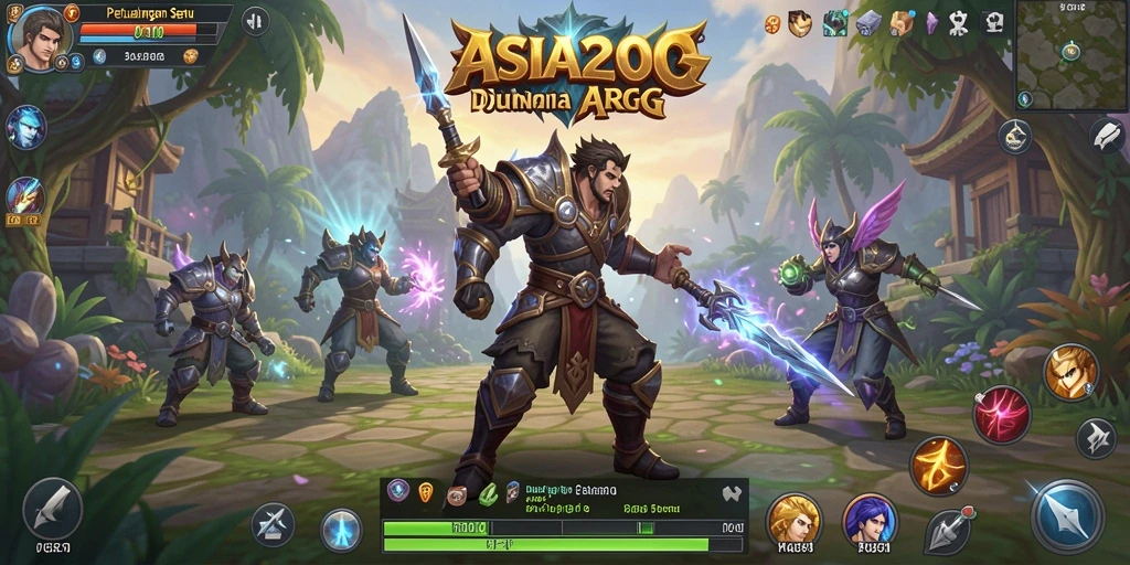 Gameplay mendebarkan di ASIA200 dengan aksi ARPG yang seru.