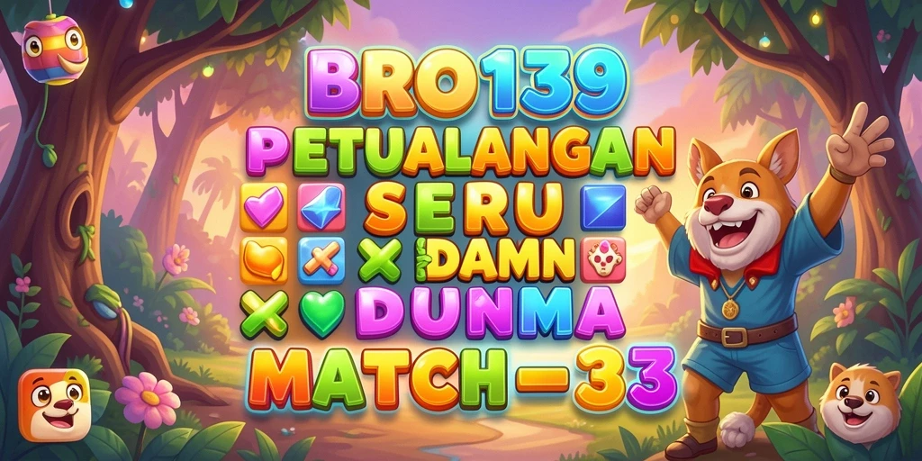 Tampilan gameplay BRO138 yang seru dengan kombinasi bola warna-warni.