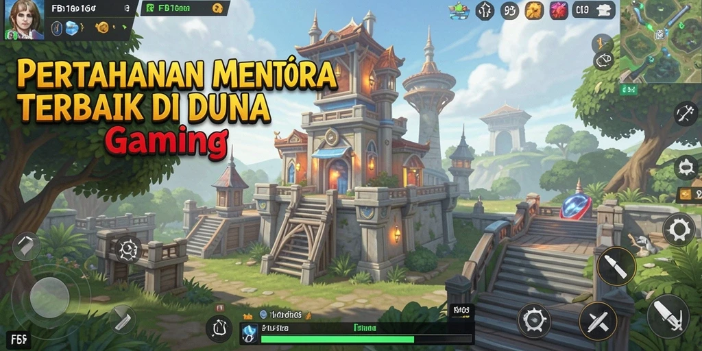 Gameplay FB168 yang menegangkan dalam pertahanan menara.