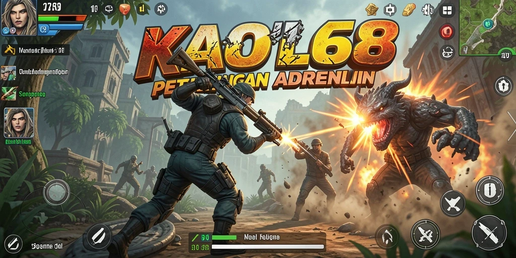 Tampilkan aksi seru dari KAOL68 dalam gameplay yang mendebarkan.
