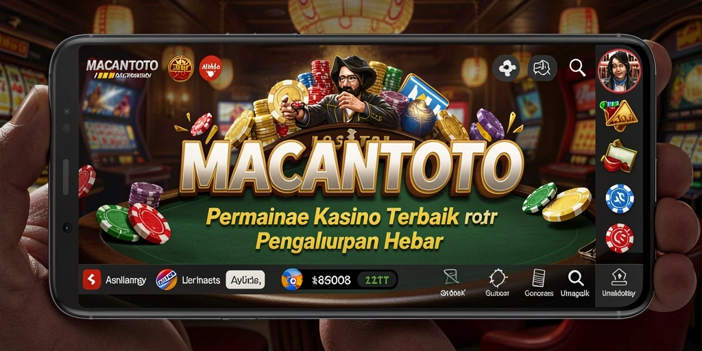 Tampilan menarik dari gameplay Kasino yang seru.