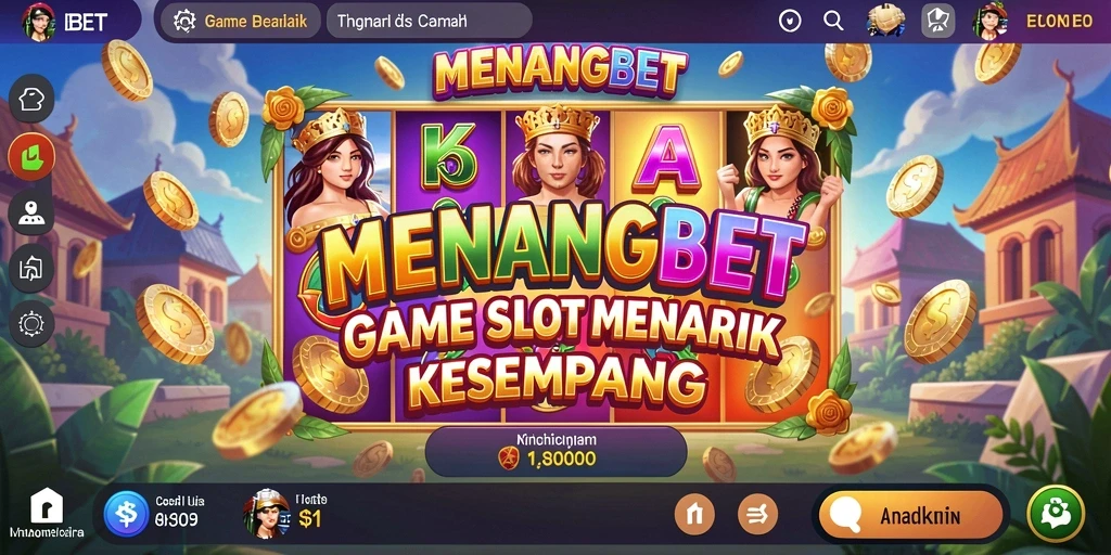 Screenshot menunjukkan gameplay seru dengan fitur slot yang menantang.