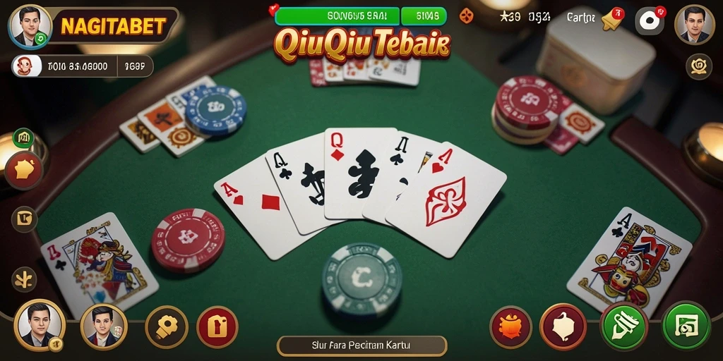 Tampilan gameplay QiuQiu yang seru dan mengasyikkan.