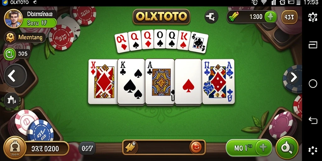Tampilan menarik dari gameplay Domino di OLXTOTO.