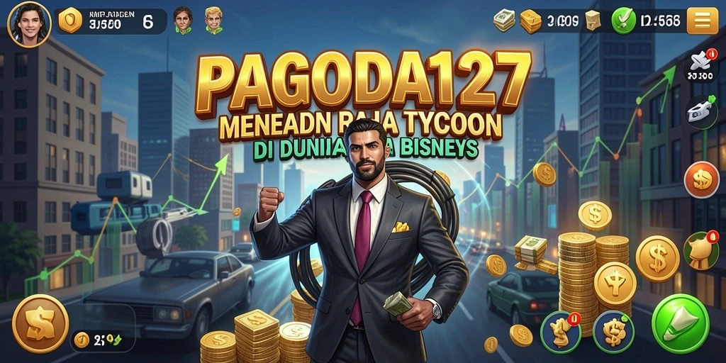 Screenshot utama PAGODA127 menampilkan gameplay Tycoon yang mendebarkan.
