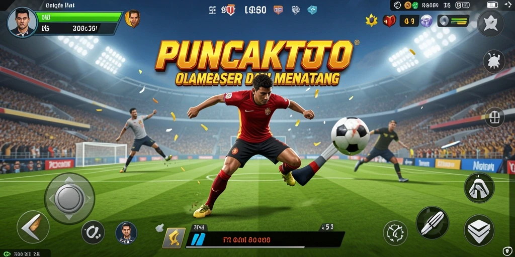 Tampilan gameplay seru dalam PUNCAKTOTO yang menguji keahlian olahraga.