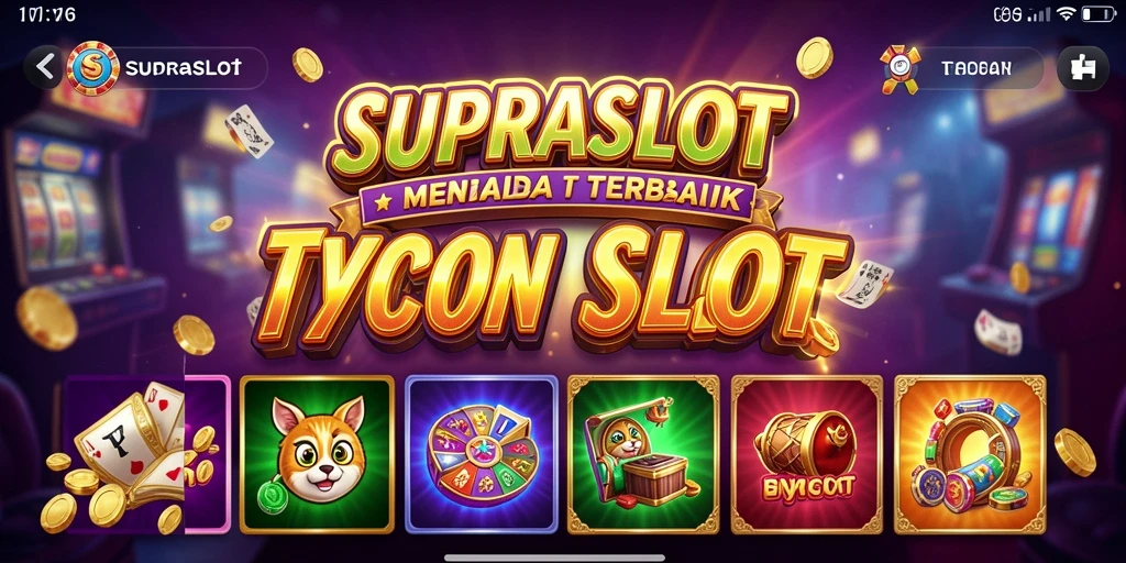 Melihat gameplay menarik SUPRASLOT dengan berbagai slot yang seru.