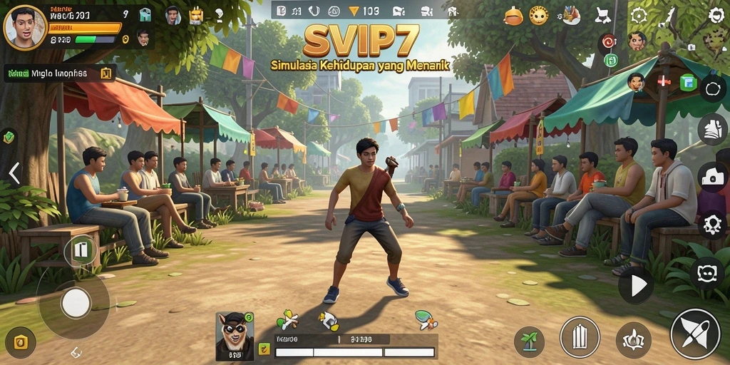 Screenshot gameplay SVIP7 memperlihatkan pengalaman simulasi yang mendalam.