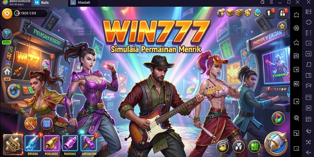 Screenshot gameplay WIN777 menunjukkan suasana simulasi yang menarik.